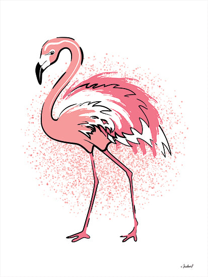 Martina Pavlova PAV336 - PAV336 - Pink Flamingo  - 12x16 Flamingo, Pink, Portrait from Penny Lane