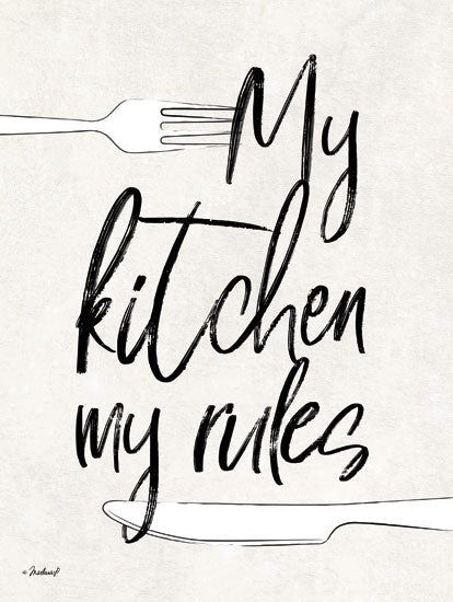 Martina Pavlova PAV344 - PAV344 - My Kitchen, My Rules   - 12x16 Kitchen, Rules, Humorous, Signs from Penny Lane