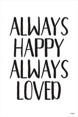 PAV355 - Always Happy Always Loved  - 12x16