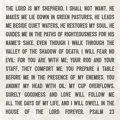 RAD1227 - The Lord is My Shepherd - 12x12
