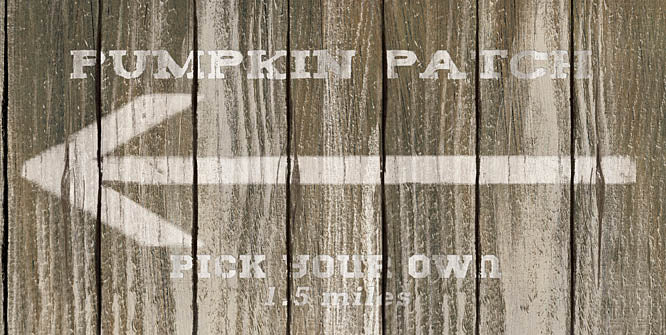 Lauren Rader RAD1299 - Pumpkin Patch - Pumpkin Patch, Arrow, Sign from Penny Lane Publishing