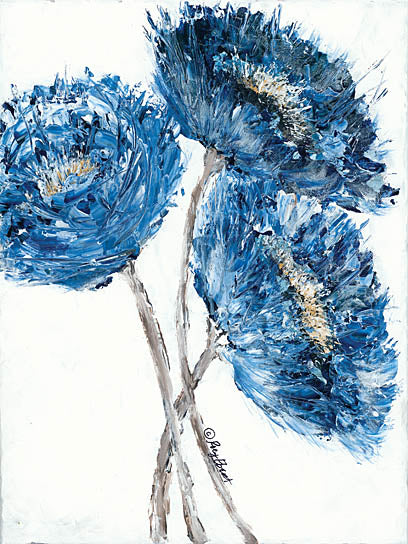 Roey Ebert REAR193 - Big Blooms in Blue - Contemporary, Blue, Floral from Penny Lane Publishing