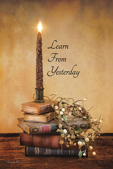 Robin-Lee Vieira RLV160 - Learn From Yesterday - Candle, Books, Dried Flowers from Penny Lane Publishing
