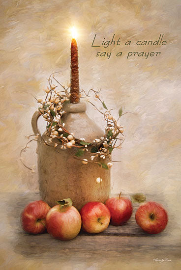 Robin-Lee Vieira RLV273 - Say a Prayer - Crock, Candle, Apples, Wreath from Penny Lane Publishing