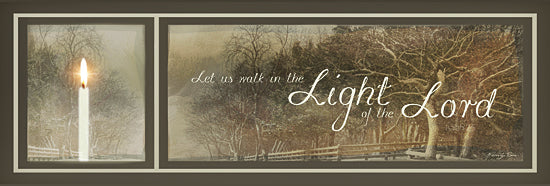 Robin-Lee Vieira RLV541 - Walk in the Light - Candle, Trees, Fence, Path, Landscape, Inspirational, Sign, Photography, Religious from Penny Lane Publishing