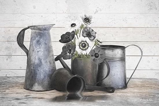 Robin-Lee Vieira RLV665 - Floral Farmhouse I - Still Life, Pitchers, Flowers from Penny Lane Publishing