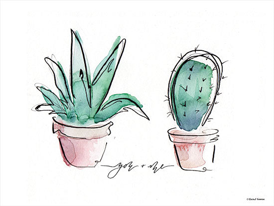 Rachel Nieman RN107 - RN107 - You and Me Cactus - 16x12 Cactus, Greenery from Penny Lane