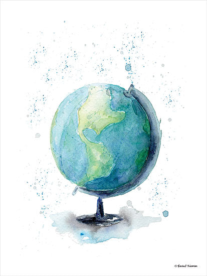 Rachel Nieman RN112 - RN112 - Globe - 12x16 Globe, Earth, Watercolor from Penny Lane