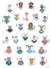 RN149 - Animal Alphabet Poster - 12x16