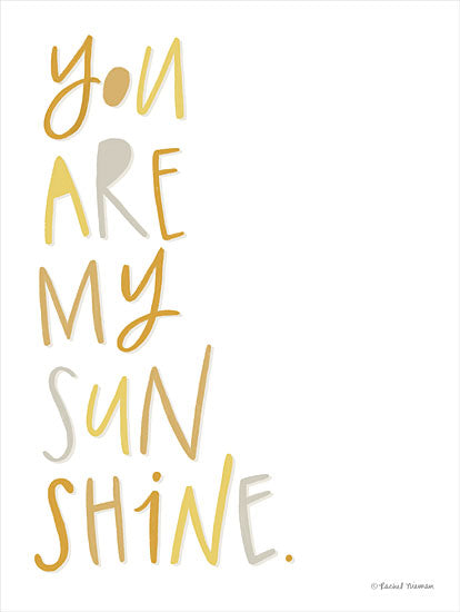 Rachel Nieman RN202 - RN202 - You Are My Sunshine - 12x16 You Are My Sunshine, Children, Signs from Penny Lane