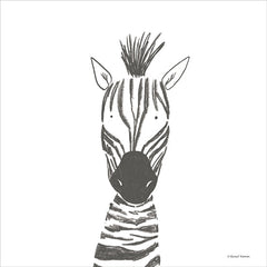 RN428 - Zebra Line Drawing - 12x12