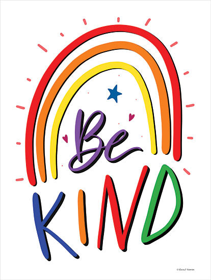 Rachel Nieman RN441 - RN441 - Be Kind Rainbow - 12x16 Be Kind, Rainbow, Rainbow, Gay Pride, Typography, Signs from Penny Lane