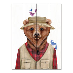 RN444PAL - Camping Bear - 12x16