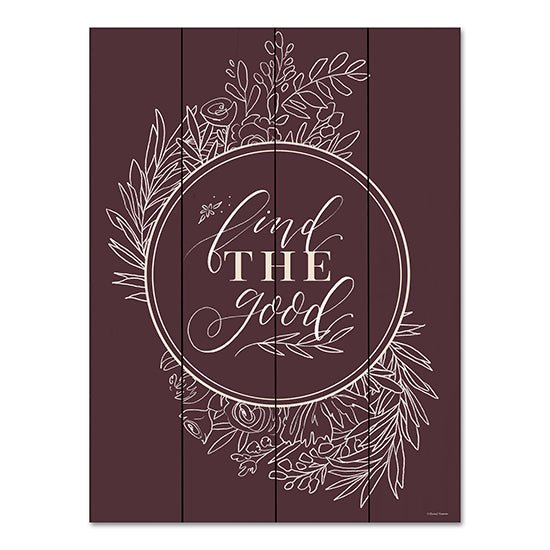 Rachel Nieman RN463PAL - RN463PAL - Find the Good - 12x16 Find the Good, Motivational, Wreath, Typography, Signs from Penny Lane