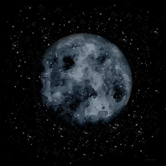 Rachel Nieman RN493 - RN493 - The Moon - 12x12 Moon, Space, Stars, Astronomy, Stars from Penny Lane