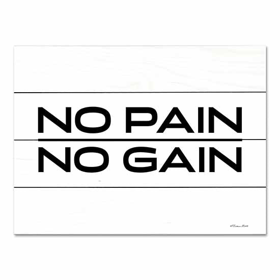 Susan Ball SB1007PAL - SB1007PAL - No Pain, No Gain - 16x12 No Pain, No Gain, Motivational, Typography, Signs from Penny Lane
