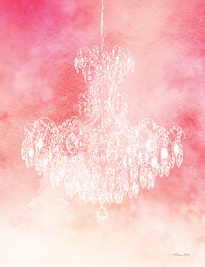 Susan Ball SB1054 - SB1054 - Chandelier Glam 1 - 12x16 Chandeliers, Pink, Watercolor, Glamourous from Penny Lane