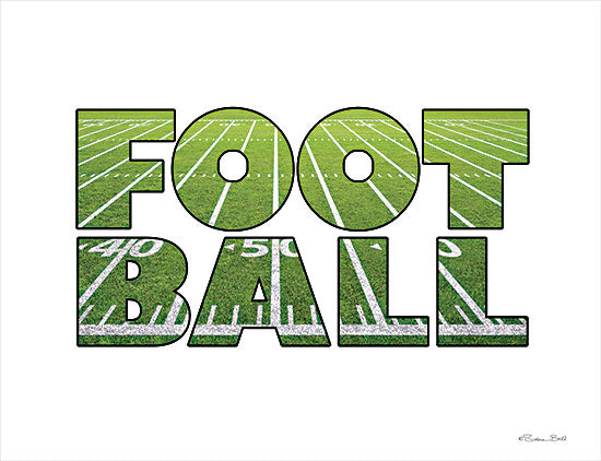 Susan Ball SB1087 - SB1087 - Football Field - 16x12 Football, Sports, Typography, Signs, Textual Art, Fall, Children, Masculine, Football Field from Penny Lane