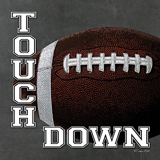 Susan Ball SB1093 - SB1093 - Touchdown - 12x12 Sports, Football, Touchdown, Typography, Signs, Textual Art, Masculine, Children, Boys from Penny Lane