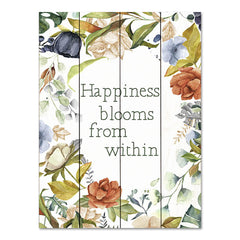 SB1107PAL - Happiness Blooms from Within  - 12x16