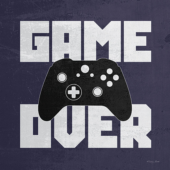 Susan Ball SB1190 - SB1190 - Game Over - 12x12 Video Games, Gaming, Game Over, Typography, Signs, Textual Art, Gaming Controller, Children, Masculine from Penny Lane