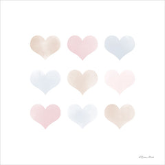 SB1218 - Watercolor Hearts - 12x12