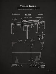 SB1298 - Tennis Table Patent - 12x16