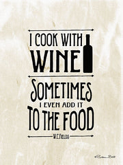 SB348A - I Cook with Wine - 12x16