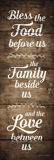 Susan Ball SB390 - Bless the Food Before Us - Family, Food, Typography, Inspirational, Signs from Penny Lane Publishing
