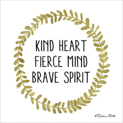 SB397 - Kind Heart, Fierce Mind, Brave Spirit - 12x12
