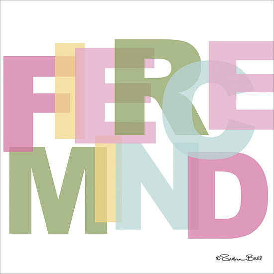 Susan Ball SB409 - Fierce Mind - Typography, Signs, Inspirational, Tween from Penny Lane Publishing