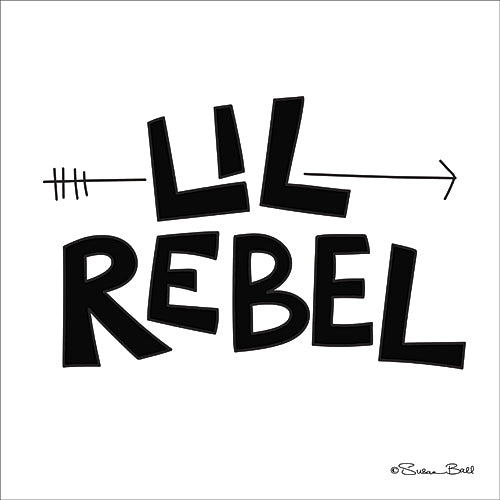 Susan Ball SB496 - Lil Rebel - Children, Arrow, Signs, Typography from Penny Lane Publishing