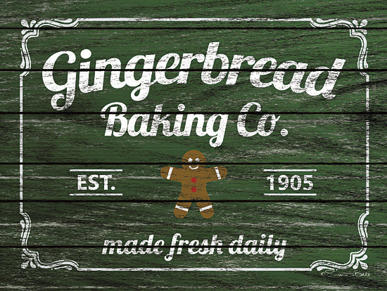 Susan Ball SB518 - Gingerbread Baking Co. - Gingerbread, Baking, Kitchen, Signs from Penny Lane Publishing