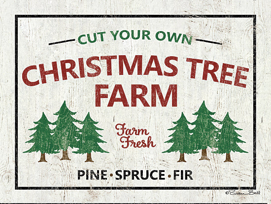 Susan Ball SB519 - Christmas Tree Farm - Holiday, Tree, Farm, Signs from Penny Lane Publishing