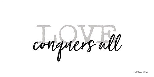 Susan Ball SB533 - Love Conquers All - Love, Typography, Signs from Penny Lane Publishing