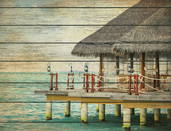 SB687 - Vintage Beach Hut  - 16x12