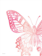 SB842 - Pink Butterfly I - 12x16