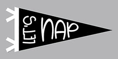 SB884 - Let's Nap Pennant - 18x9