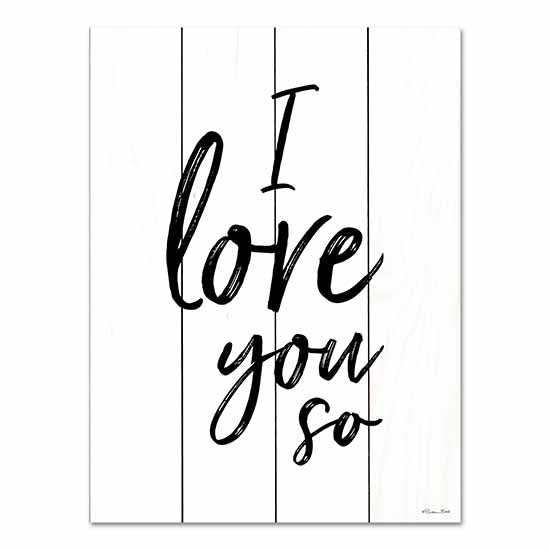 Susan Ball SB915PAL - SB915PAL - I Love You So - 12x16 I Love You So, Love, Typography, Signs from Penny Lane