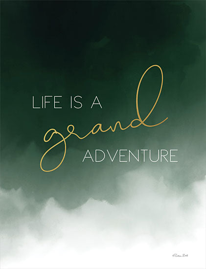 Susan Ball SB927 - SB927 - Life is a Grand Adventure  - 12x16 Life is a Grand Adventure, Typography, Adventure, Clouds, Signs from Penny Lane