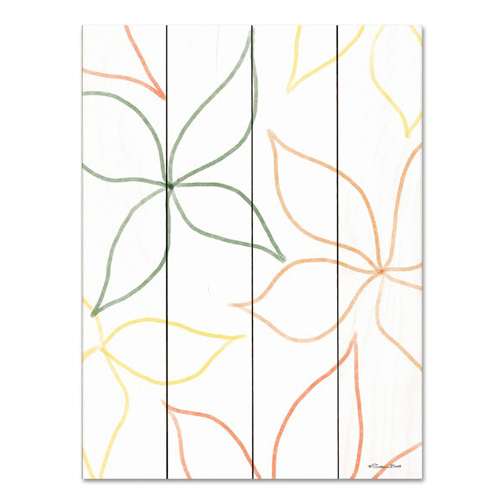 Susan Ball SB997PAL - SB997PAL - Colorful Petals - 12x16 Petals, Botanical, Fall, Fall Colors, Drawing Print from Penny Lane