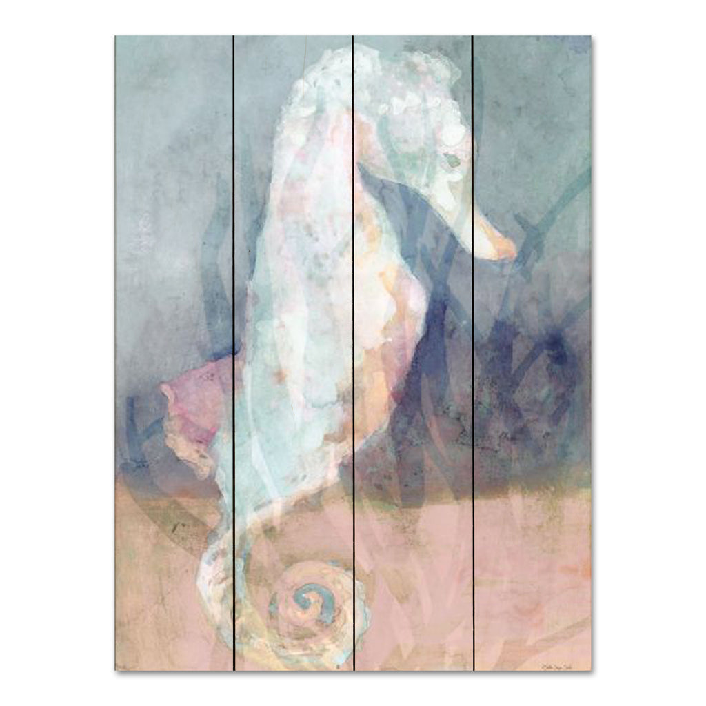 Stellar Design Studio SDS1082PAL - SDS1082PAL - Seahorse I - 12x16 Abstract, Coastal, Seahorse, Watercolor from Penny Lane