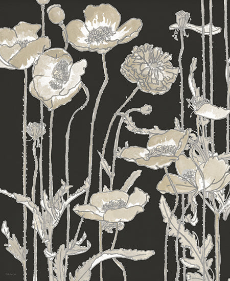 Stellar Design Studio SDS1164 - SDS1164 - Neutral Blooms 2 - 12x16 Flowers, White Flowers, Blooms, Black & White, Contemporary, Botanical from Penny Lane