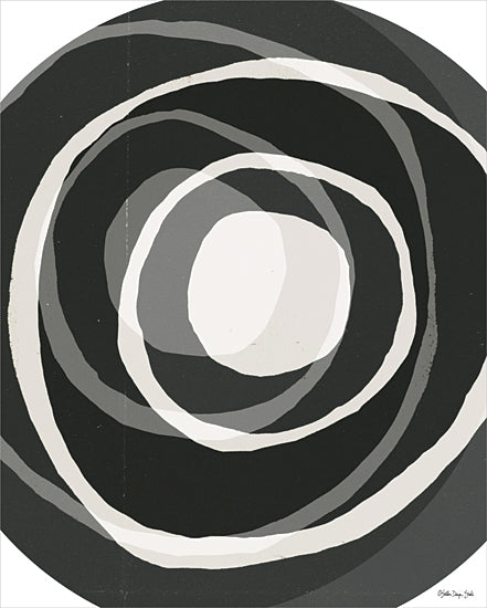 Stellar Design Studio SDS1216 - SDS1216 - Encircled 1 - 12x16 Abstract, Black & White, Circles, Patterns, Contemporary from Penny Lane