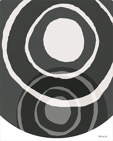 Stellar Design Studio SDS1217 - SDS1217 - Encircled 2 - 12x16 Abstract, Black & White, Circles, Patterns, Contemporary from Penny Lane