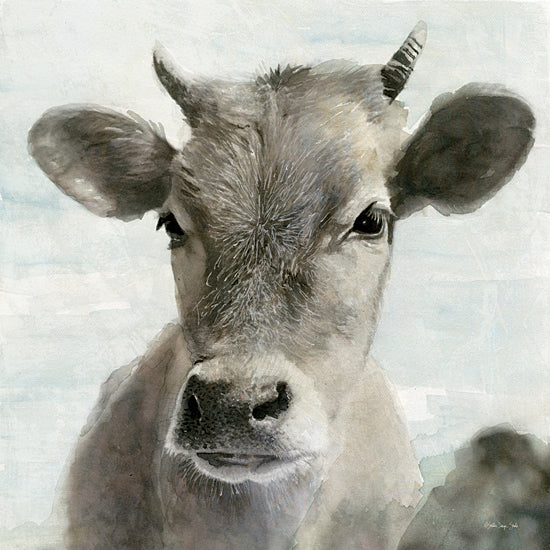 Stellar Design Studio SDS1227 - SDS1227 - Betsy - 12x12 Cow, White Cow, Portrait, Farm Animal from Penny Lane