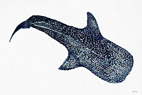 Stellar Design Studio SDS1278 - SDS1278 - Shark Whale 1 - 18x12 Coastal, Shark Whale, Whale, Blue, Animal, Sideview from Penny Lane