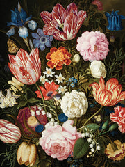 SDS1366 - Vintage Colorful Blooms - 12x16