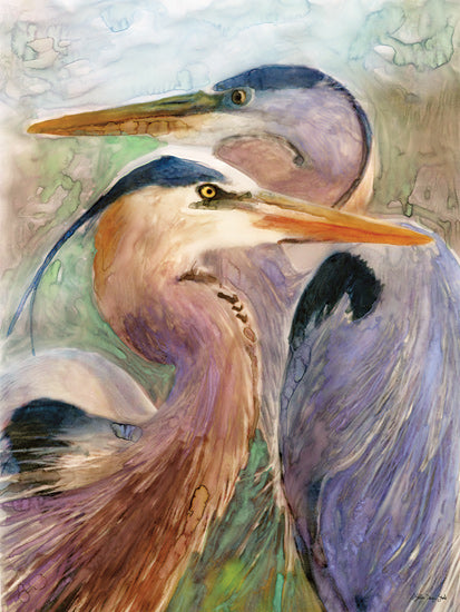 Stellar Design Studio SDS238 - SDS238 - Blue Heron Duet - 12x16 Portrait, Heron, Birds from Penny Lane
