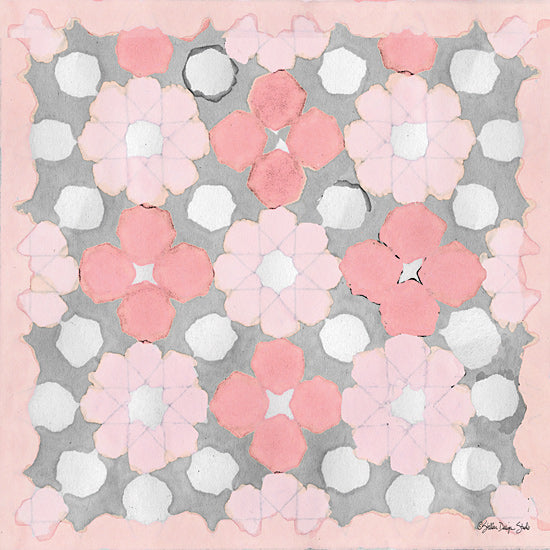 Stellar Design Studio SDS264 - SDS264 - Pink and Gray Pattern 3 - 12x12 Patterns, Pink, Gray, Flowers from Penny Lane